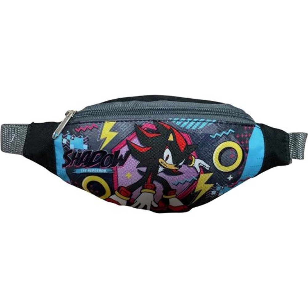 Kids Sonic The Hedgehog Shadow Fanny Pack Waist Bag Adjustable Crossbody Pouch